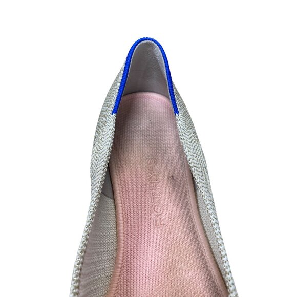 Rothys Womens Beige Eco Friendly Knit Ballet Flats shoes Sz 9 SKU 9483 - Picture 9 of 16